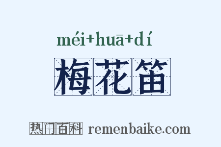 梅花笛是什么意思的图片